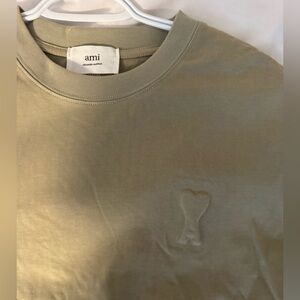 Ami Men's large Olive Green T-Shirt